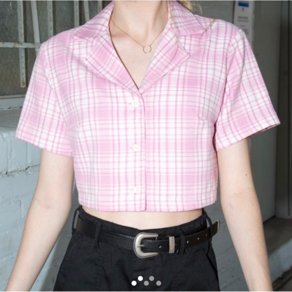 Brandy Melville pink ‘Vivian’ top